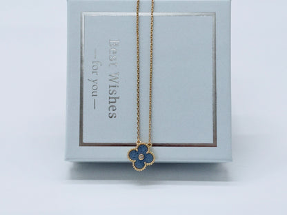 [⭐Glow Muse]Vintage Alhambra Holiday Pendant Necklace