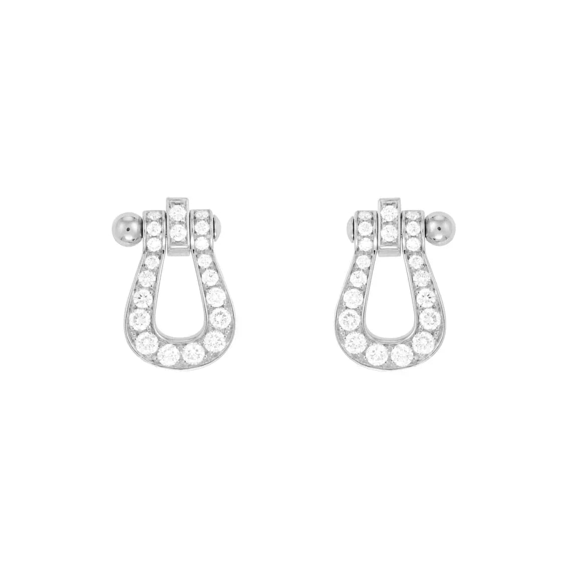 [Glow Muse]FORCE 10 FULL DIAMOND STUD EARRINGS MINI MODEL