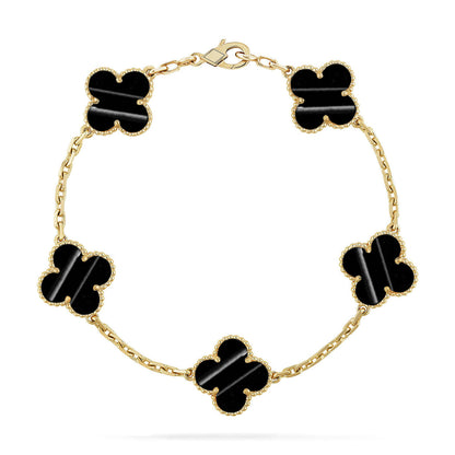 [⭐Glow Muse] CLOVER 5 MOTIF PULSAR STONE BRACELET COLLECTION