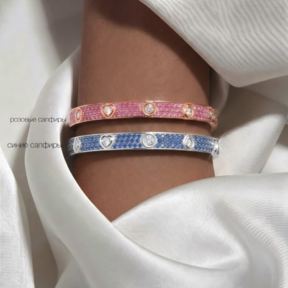 [Pre-sale]2026 PAVE GEMSTONE LOVE BRACELET 6.1MM 10 DIAMONDS