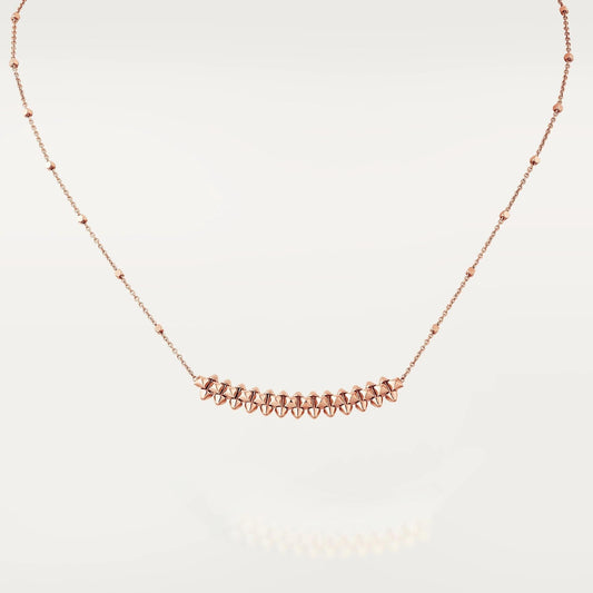 [Glow Muse]CLASH PINK GOLD NECKLACE