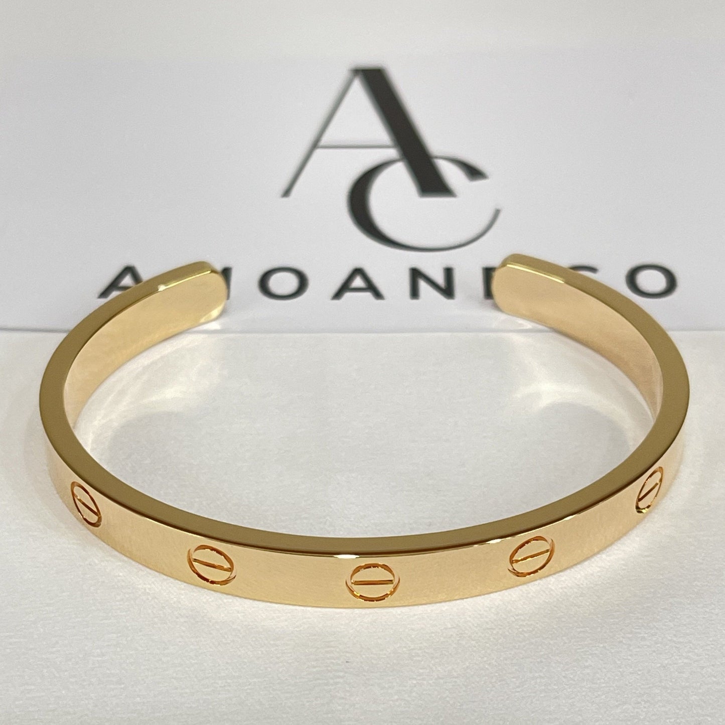 [Glow Muse]LOVE BRACELET 6.1MM OPEN CUFF