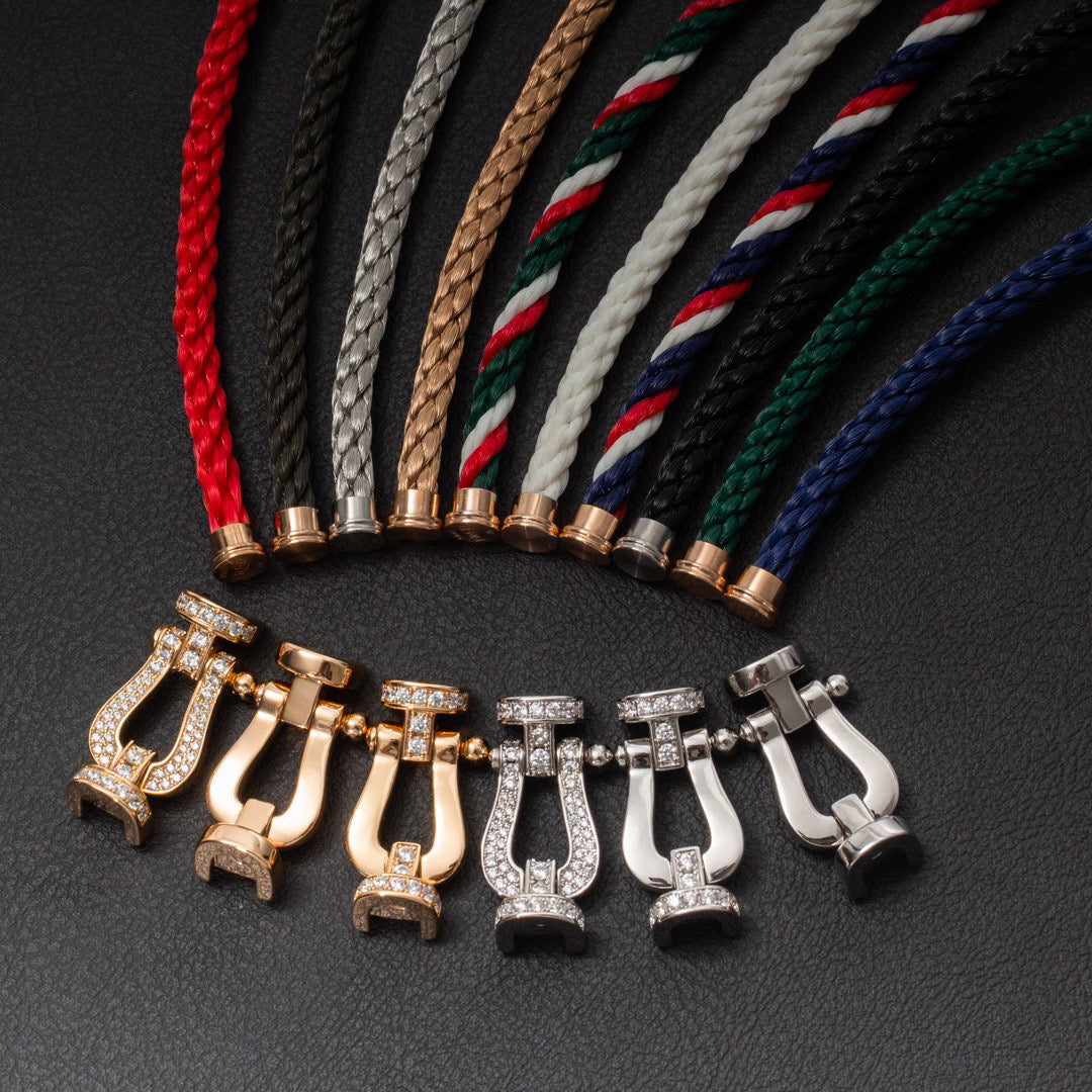 [Glow Muse]FORCE LARGE HORSESHOE NO DIAMOND BRACELET ROSE GOLD