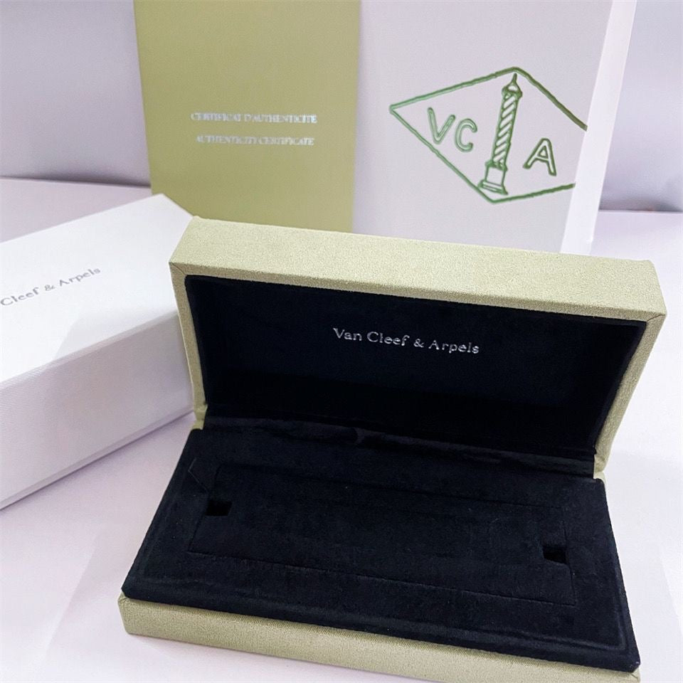 VA クローバー ブレスレット ネックレス リング ボックス ギフトバッグ