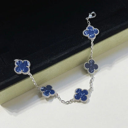 [⭐Glow Muse]CLOVER 5 MOTIF PIETERSITE BRACELET COLLECTION