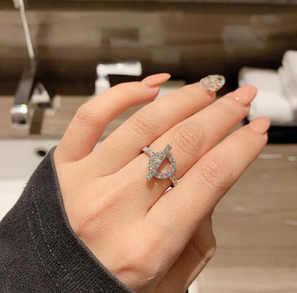 [Glow Muse]ECHAPPEE RING SILVER DIAMOND