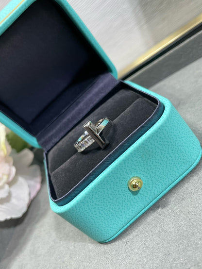 [Glow Muse ]T1 WIDE 4.5MM DIAMOND RING