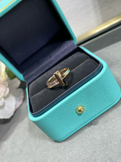 [Glow Muse ]T1 WIDE 4.5MM DIAMOND RING
