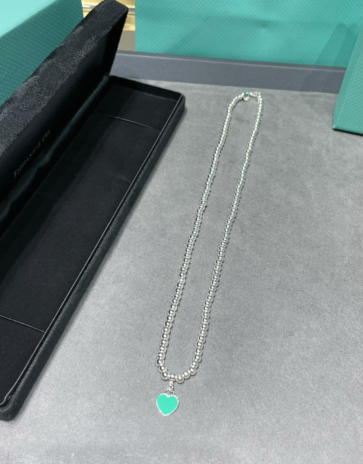 [Glow Muse ]RETURN TO TIF SILVER BEAD NECKLACE