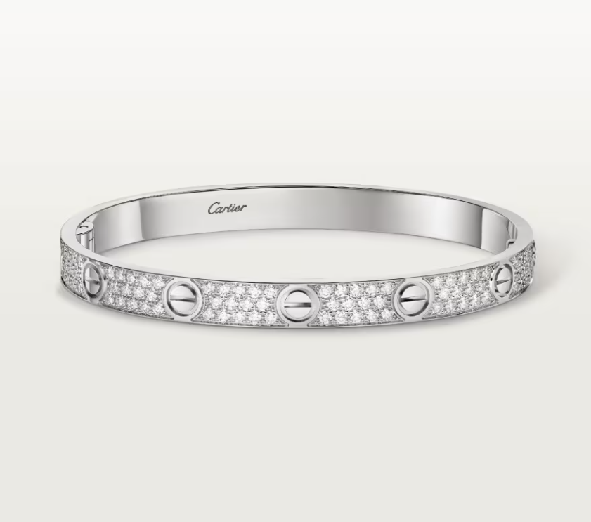 [Glow Muse]NEW-LOVE-6.1MM-幅 ダイヤモンドブレスレット