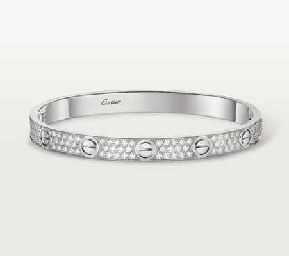 [Glow Muse]NEW-LOVE-6.1MM-幅 ダイヤモンドブレスレット