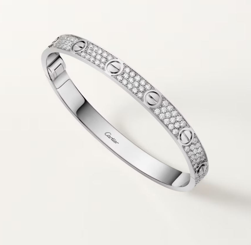 [Glow Muse]NEW-LOVE-6.1MM-幅 ダイヤモンドブレスレット