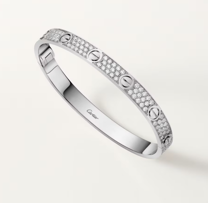[Glow Muse]NEW-LOVE-6.1MM-幅 ダイヤモンドブレスレット