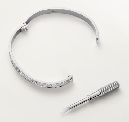 [Glow Muse]NEW-LOVE-6.1MM-幅 ダイヤモンドブレスレット