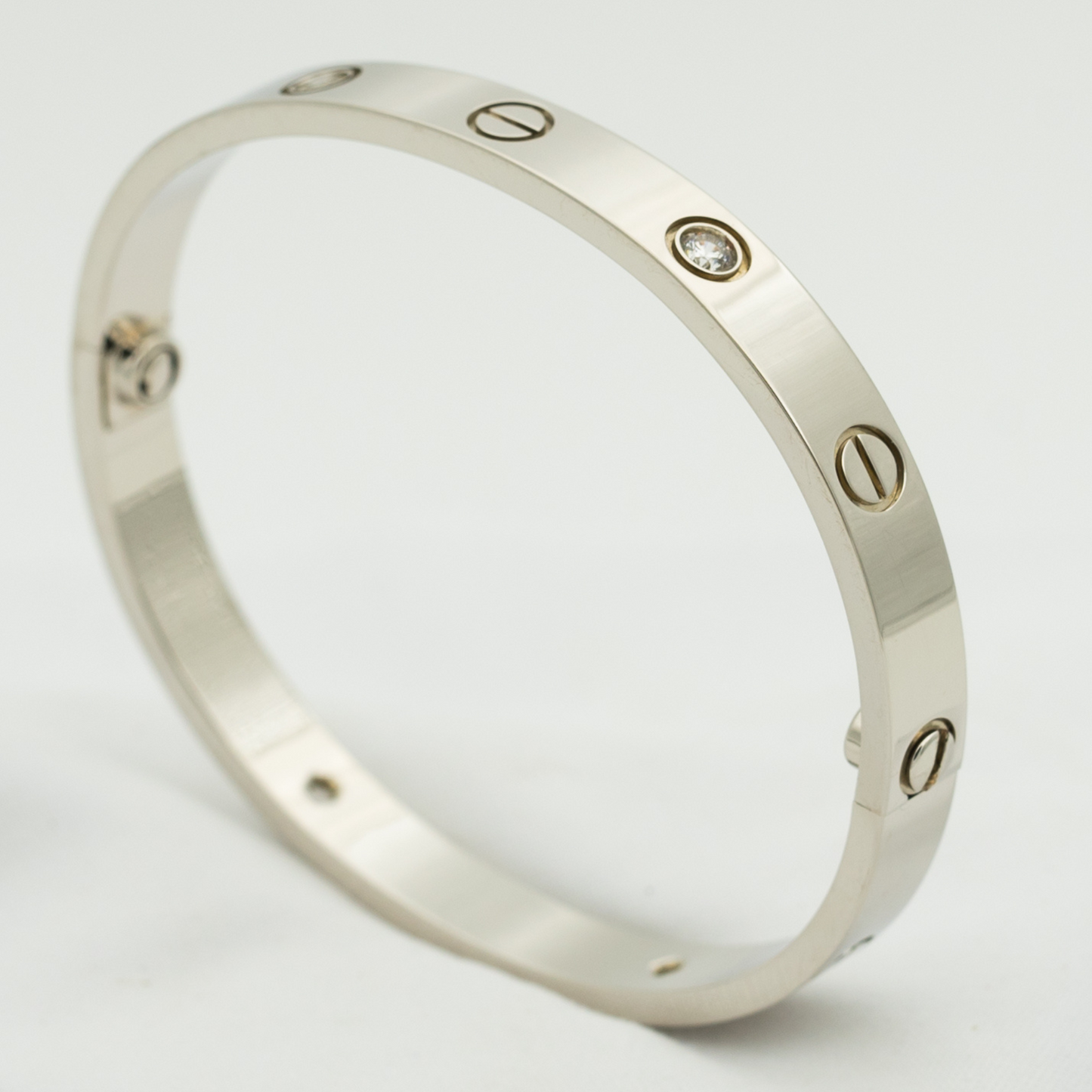 [Glow Muse]ラブブレスレット 6.1MM 4ダイヤモンド