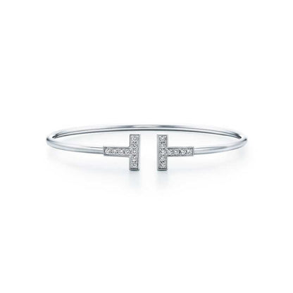 [Glow Muse ]T BRACELET 1.8MM DIAMOND SILVER