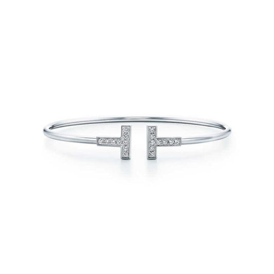 [Glow Muse ]T BRACELET 1.8MM DIAMOND SILVER