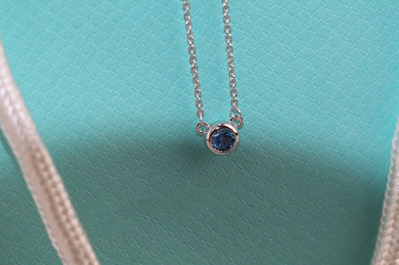 [Glow Muse ]ELSA PERETTI SERIES SINGLE DIAMOND SIMPLE NECKLACE