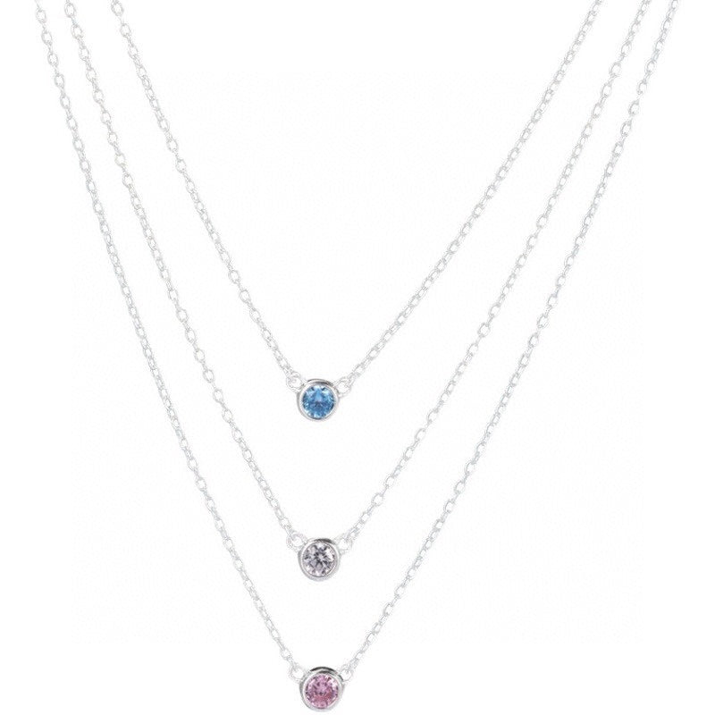 [Glow Muse ]ELSA PERETTI SERIES SINGLE DIAMOND SIMPLE NECKLACE