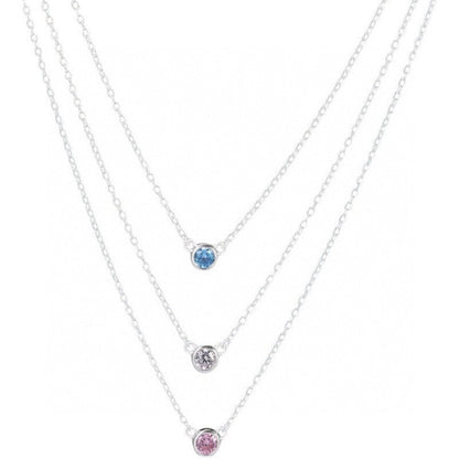 [Glow Muse ]ELSA PERETTI SERIES SINGLE DIAMOND SIMPLE NECKLACE