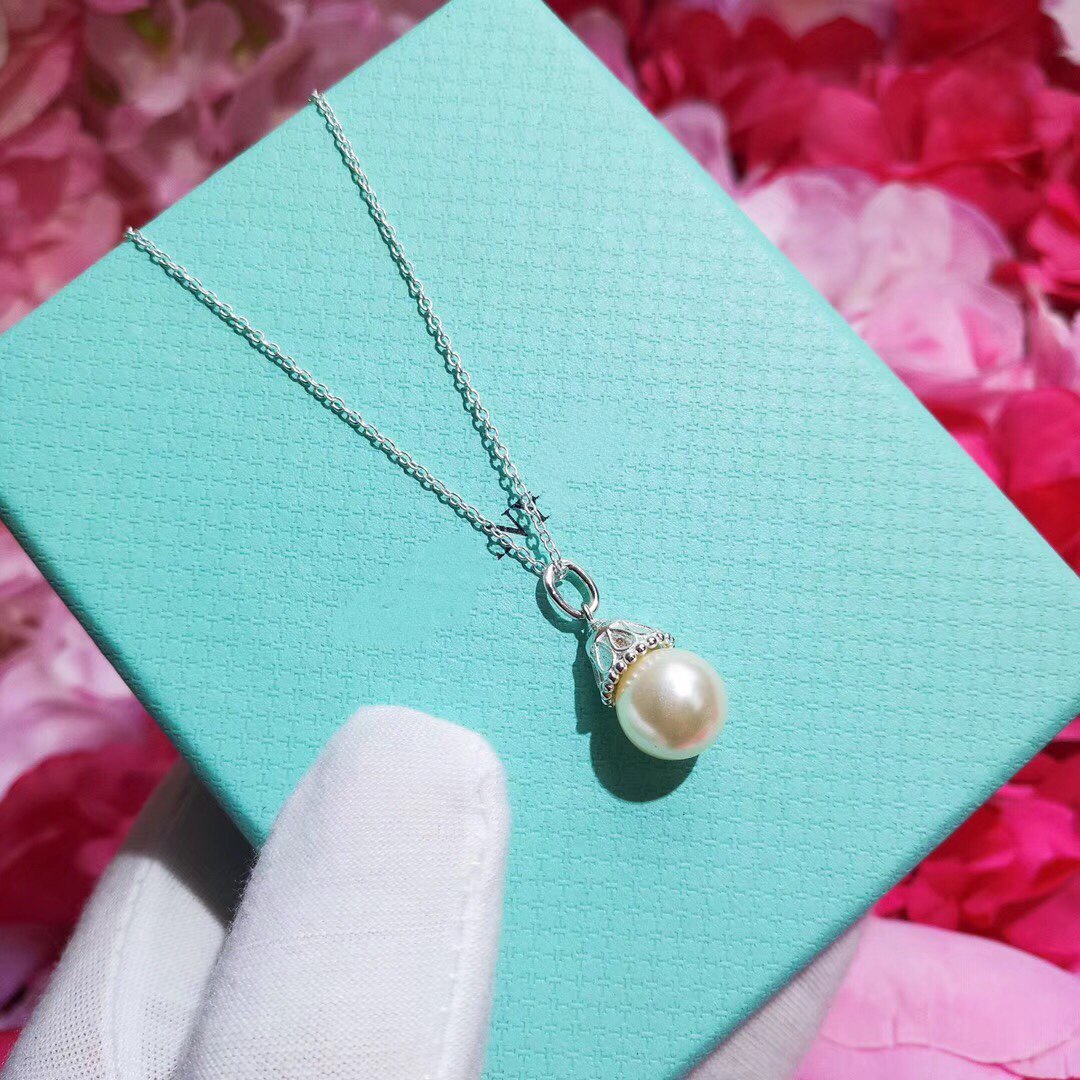 [Glow Muse ]PEARL PENDANT GATSBY ZIEGFELD PEARL SILVER NECKLACE