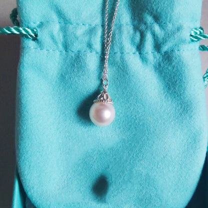 [Glow Muse ]PEARL PENDANT GATSBY ZIEGFELD PEARL SILVER NECKLACE