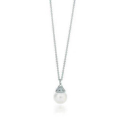 [Glow Muse ]PEARL PENDANT GATSBY ZIEGFELD PEARL SILVER NECKLACE
