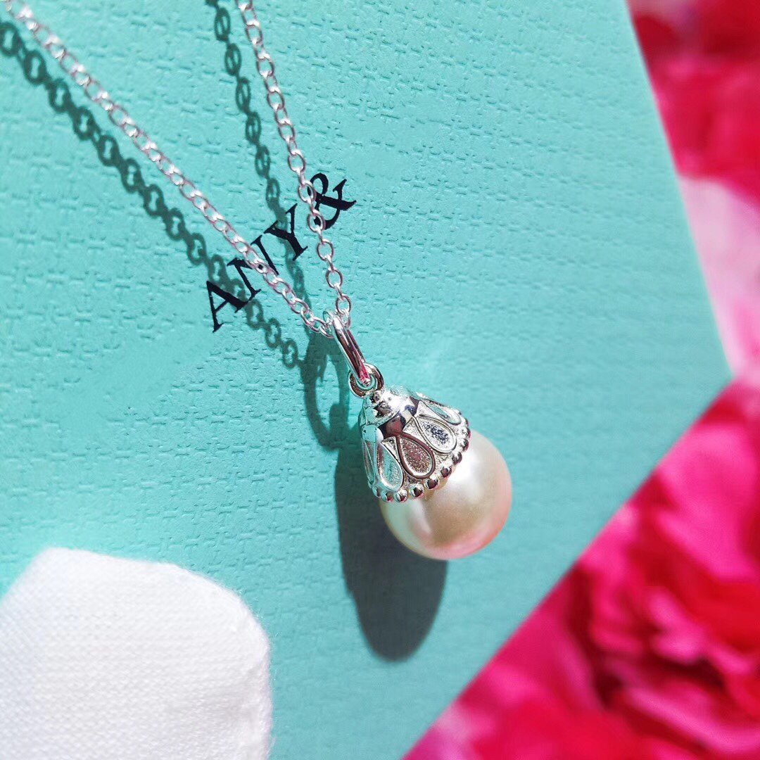 [Glow Muse ]PEARL PENDANT GATSBY ZIEGFELD PEARL SILVER NECKLACE