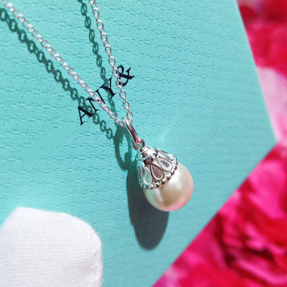 [Glow Muse ]PEARL PENDANT GATSBY ZIEGFELD PEARL SILVER NECKLACE