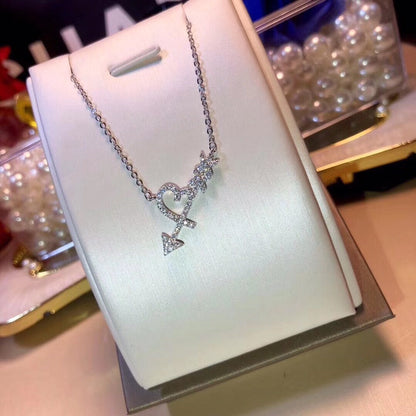 [Glow Muse ]COLGANTE HEART & ARROW NECKLACE