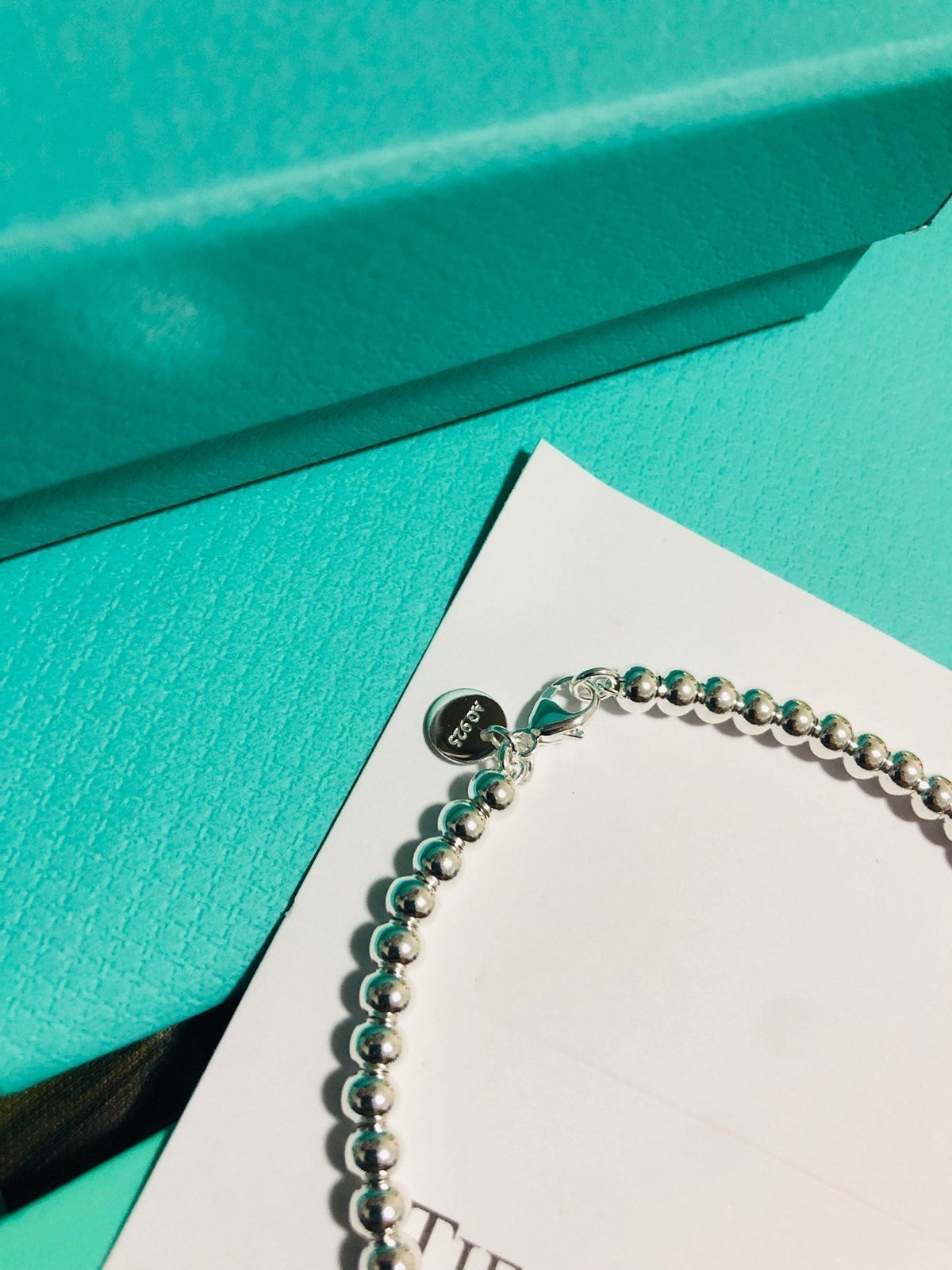[Glow Muse ]LOVE TIFFANY RED HEART TAG BEAD BRACELET