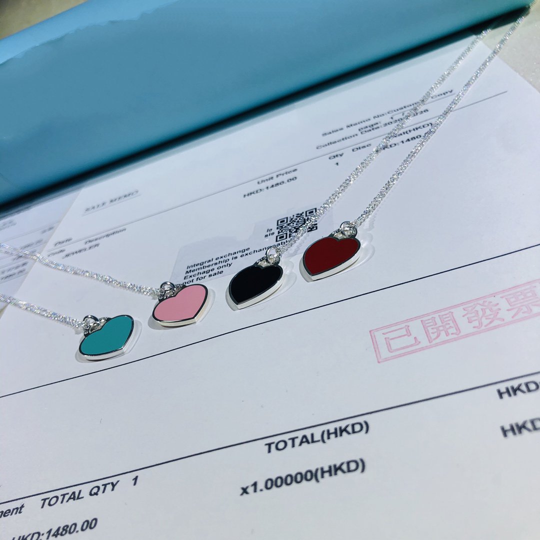 [Glow Muse ]SMALL HEART TAG PENDANT STERLING SILVER