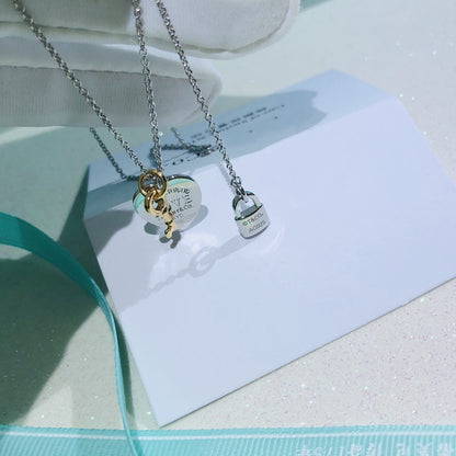 [Glow Muse ]LOVE HEART TAG KEY NECKLACE