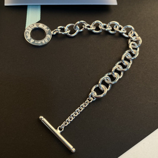 [Glow Muse ]TOGGLE TAG BRACELET SILVER