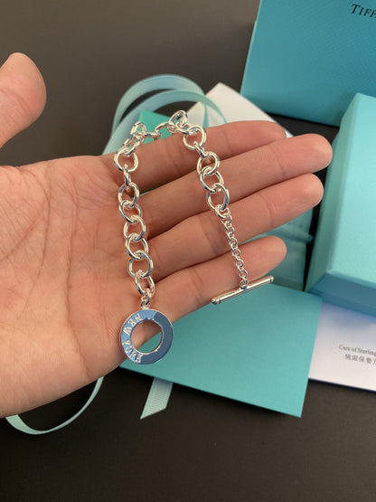 [Glow Muse ]TOGGLE TAG BRACELET SILVER