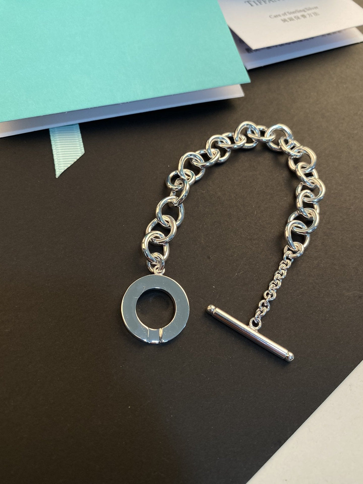 [Glow Muse ]TOGGLE TAG BRACELET SILVER