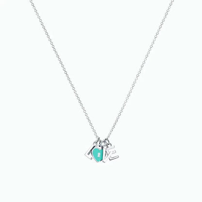 [Glow Muse ]COLLAR LOVE PLATA NECKLACE
