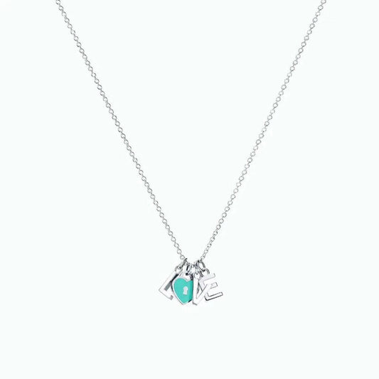 [Glow Muse ]COLLAR LOVE PLATA NECKLACE