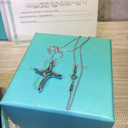 [Glow Muse ]CROSS NECKLACE STERLING SILVER MATERIAL