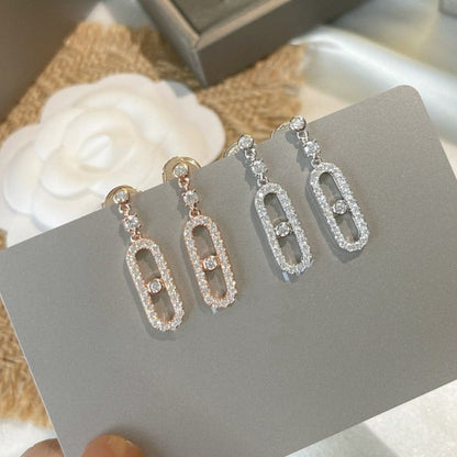 [Glow Muse]DORMEUSES MOVE UNO DIAMOND EARRINGS