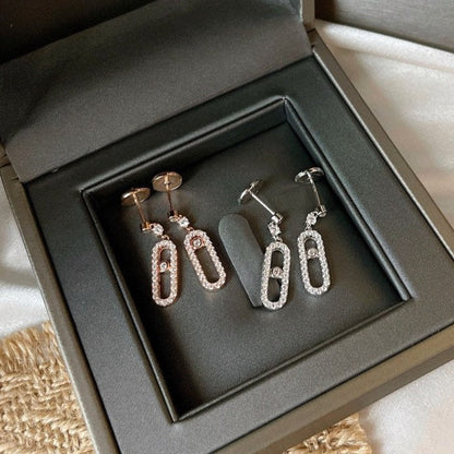 [Glow Muse]DORMEUSES MOVE UNO DIAMOND EARRINGS