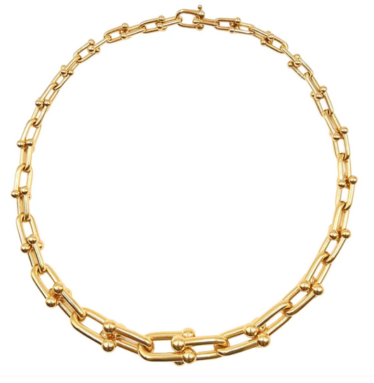 [Glow Muse ]HARDWEAR PINK GOLD CHOKER