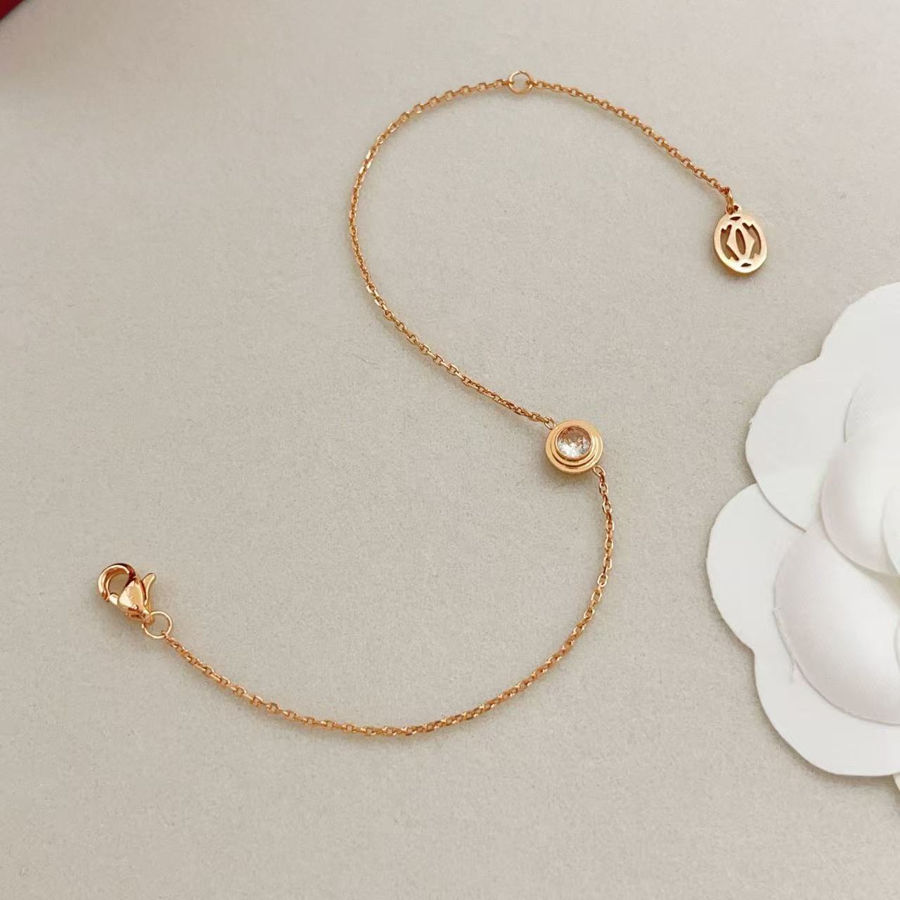 [Glow Muse jewelrys]CT New Single Diamond Bracelet
