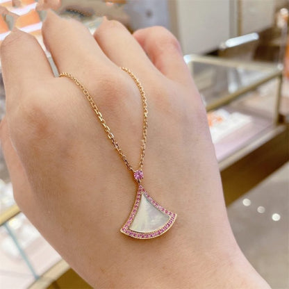 [Glow Muse]DREAM NECKLACE MOP DIAMOND PINK
