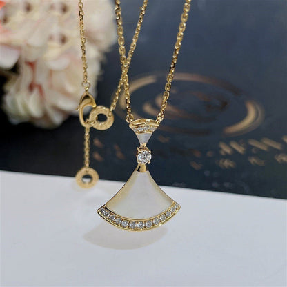 [Glow Muse]DREAM NECKLACE MOP GOLD DIAMOND