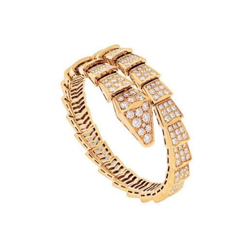 [Glow Muse]SERPENTI ブレスレット 8MM ゴールドダイヤモンド