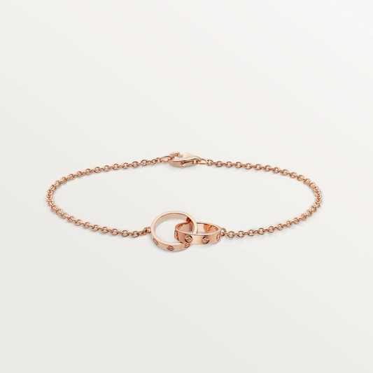 [Glow Muse]LOVE BRACELET DOUBLE RING