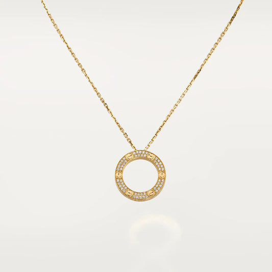 [Glow Muse]LOVE NECKLACE ADJUSTABLE ROSE GOLD