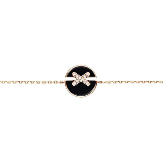 [Glow Muse]JEUX DE BRACELET ONYX PINK GOLD DIAMOND