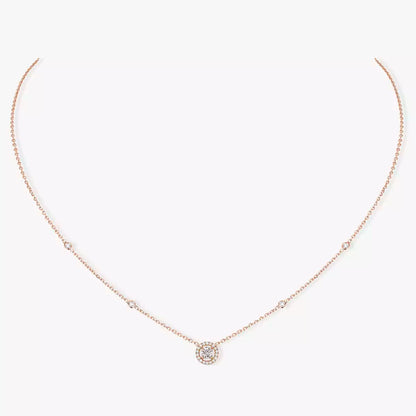 [Glow Muse]Diamond Necklace 0,20ct Brilliant Shape Joy
